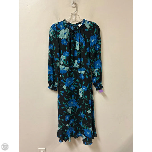 Dress Casual Maxi By J. Crew In Black & Blue, Size: Xs