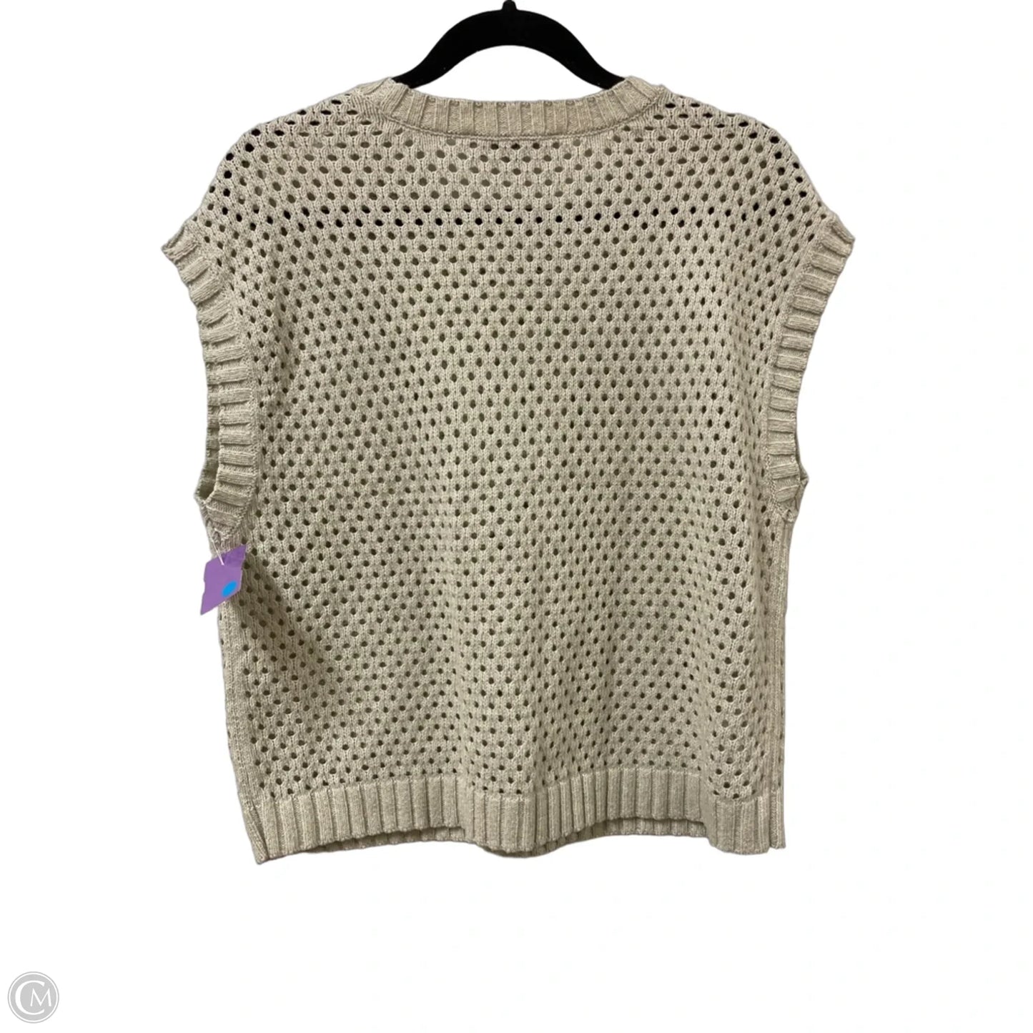 Sweater Short Sleeve By Loft In Green, Size: S
