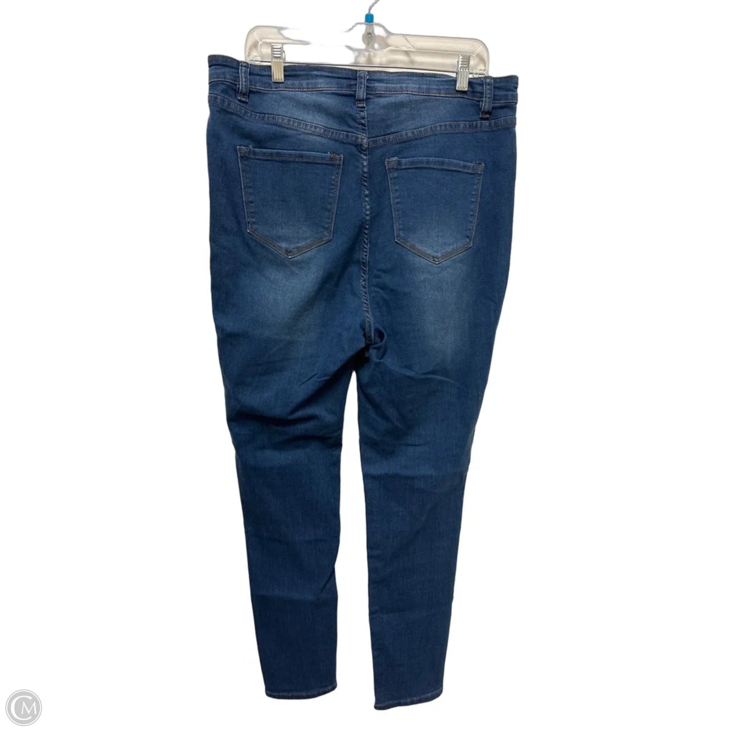 Jeans Skinny By Fashion Nova In Blue Denim, Size: 18