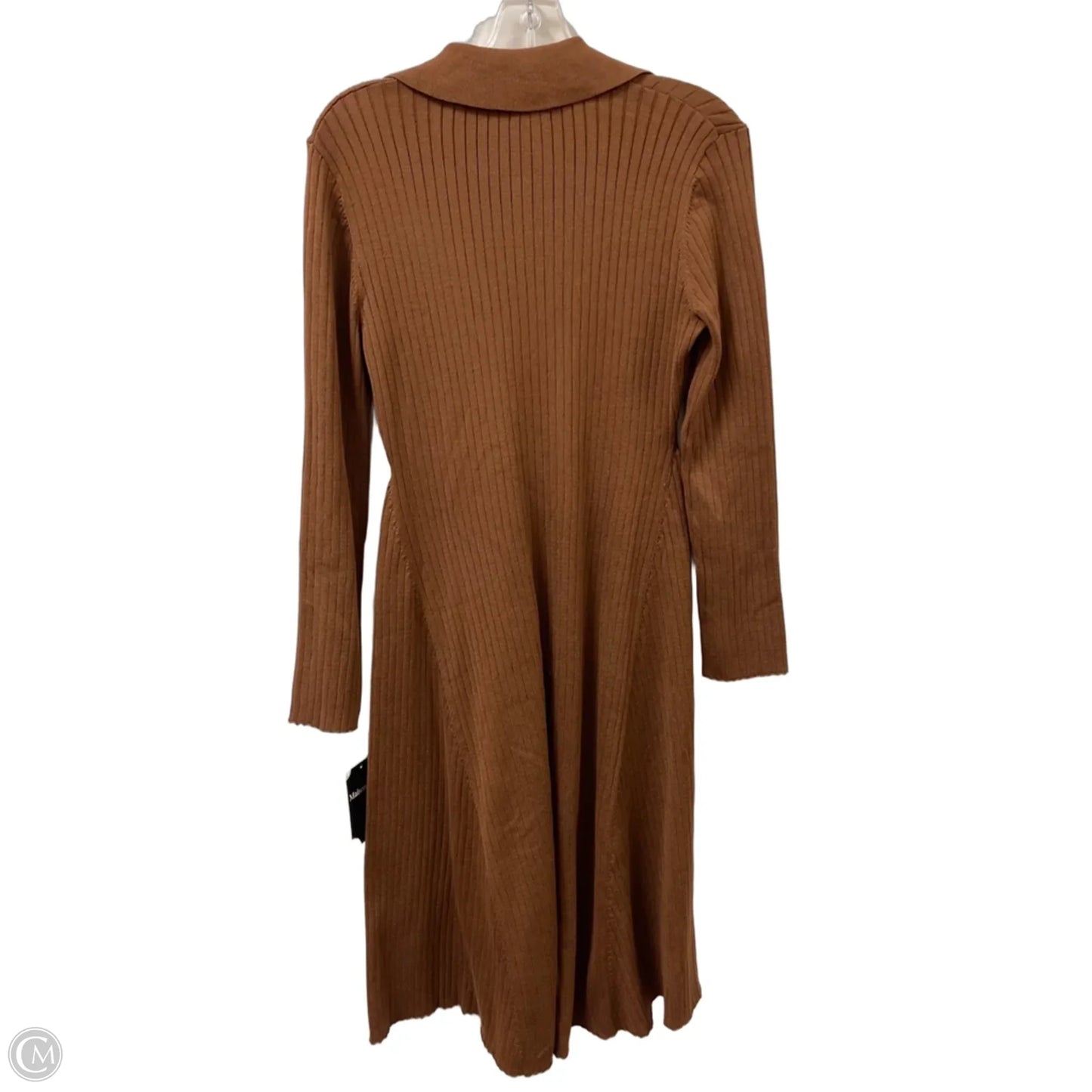 Dress Casual Maxi By Clothes Mentor In Brown, Size: Xl
