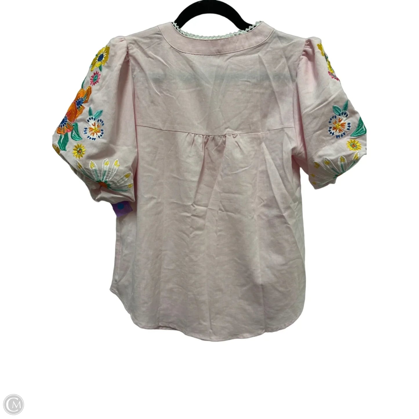 Top Short Sleeve By Clothes Mentor In Pink, Size: S