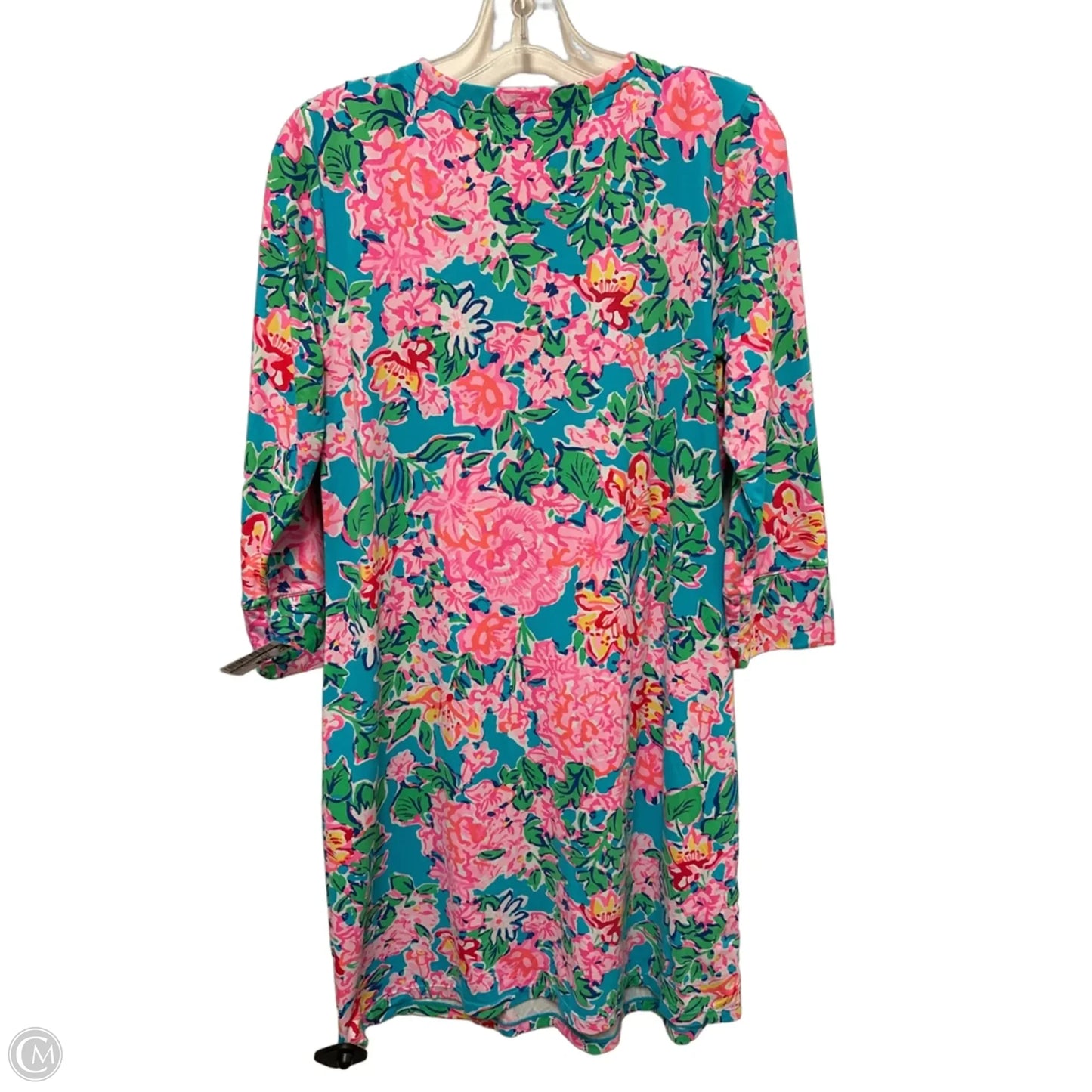 Dress Designer By Lilly Pulitzer In Blue & Pink, Size: L