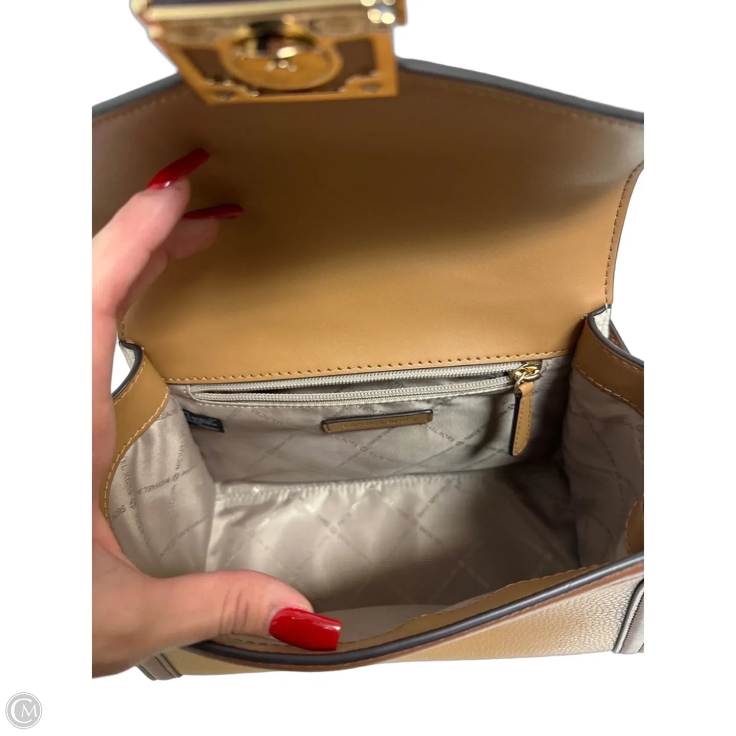 Handbag Designer By Michael Kors, Size: Medium