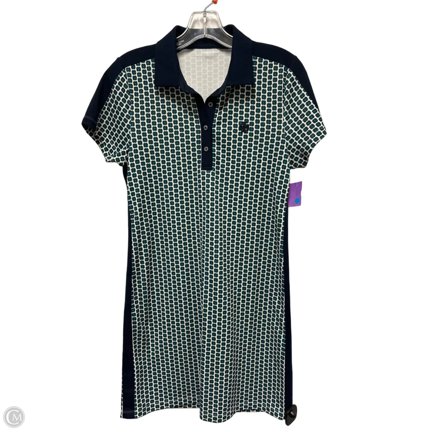 Dress Designer By Tory Burch In Blue & Green, Size: S