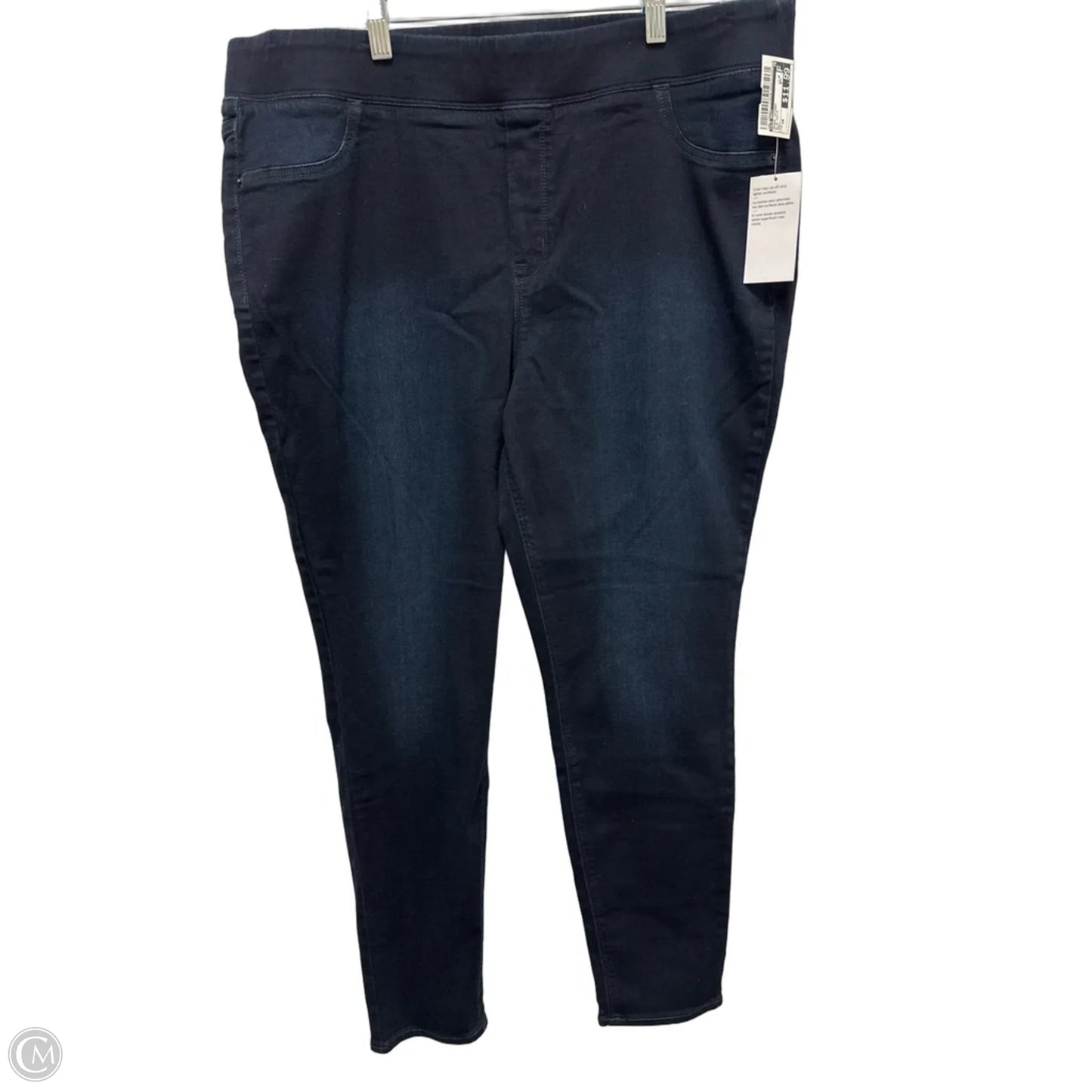 Jeans Skinny By Old Navy In Blue Denim, Size: 18