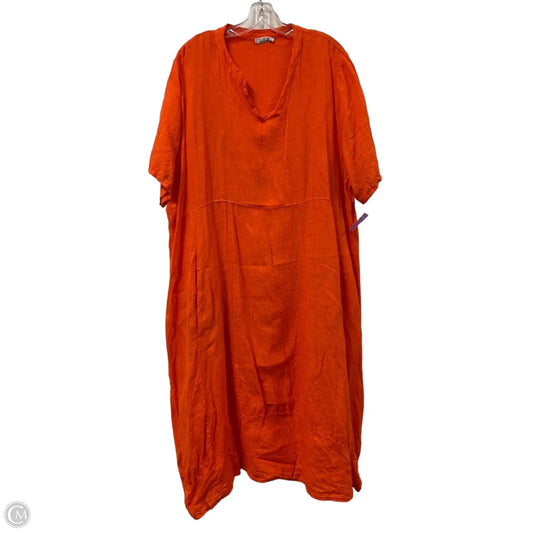 Dress Casual Maxi By M Made In Italy In Orange, Size: L