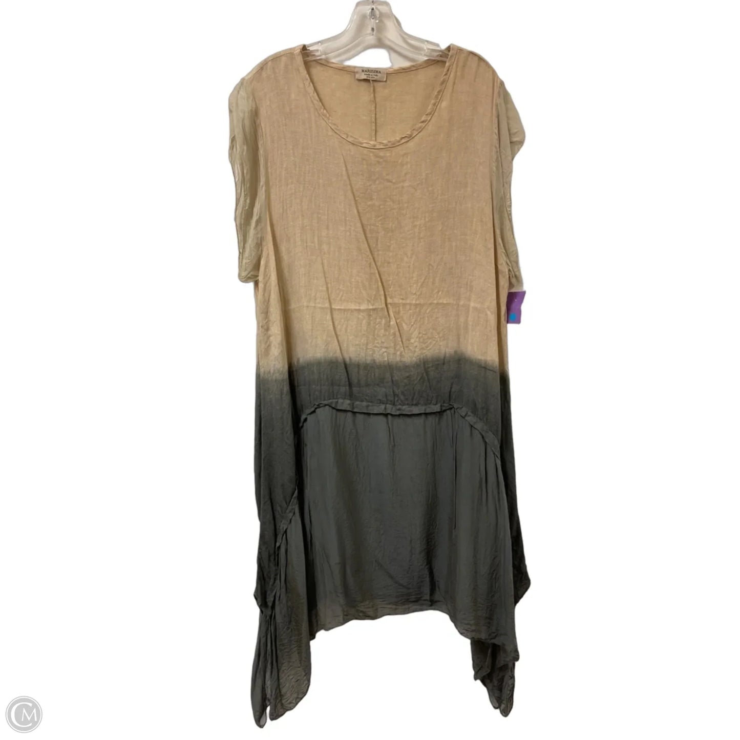 Dress Casual Maxi By Clothes Mentor In Cream & Grey, Size: Osfm
