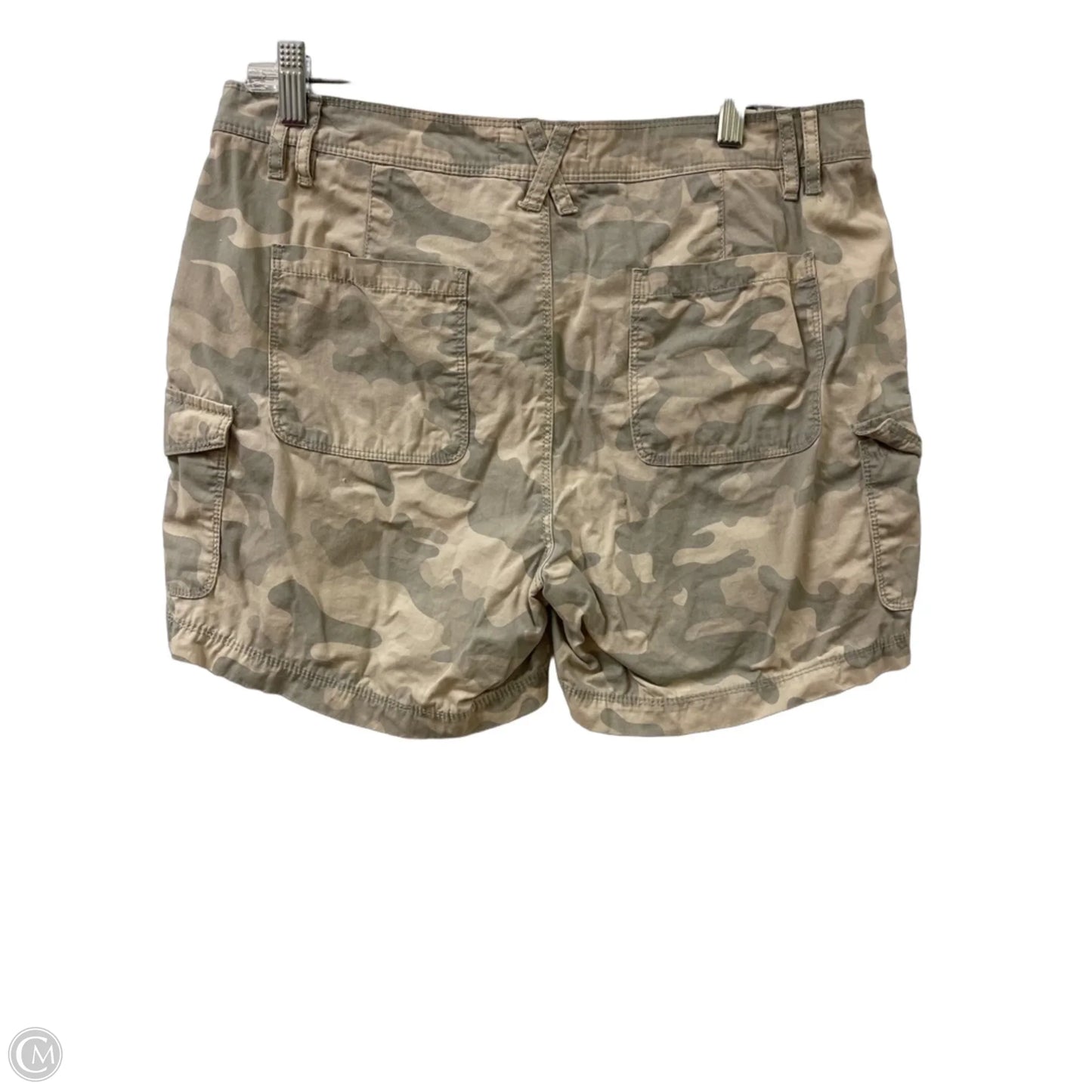 Shorts By Natural Reflections In Camouflage Print, Size: 10