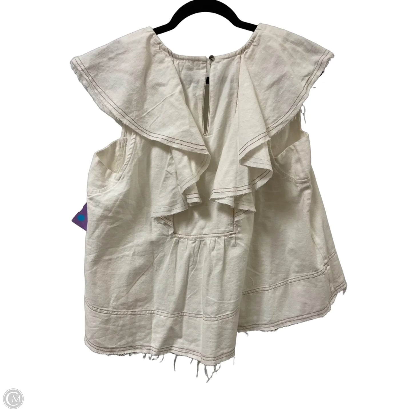 Top Short Sleeve By Pilcro In White, Size: M