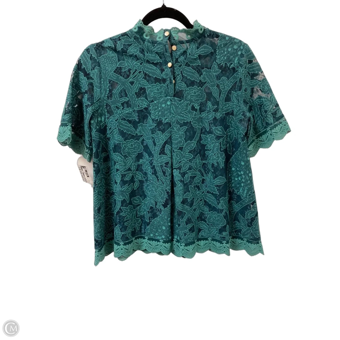 Top Short Sleeve By Hd In Paris In Teal, Size: S