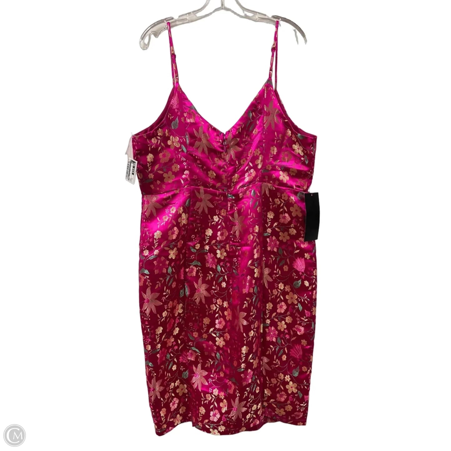 Dress Casual Midi By Bebe In Pink, Size: Xl