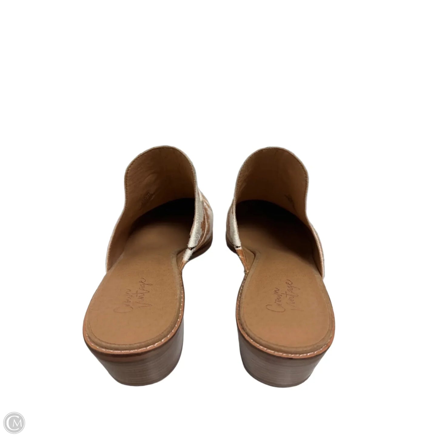Shoes Heels Block By Crown Vintage In Animal Print, Size: 10