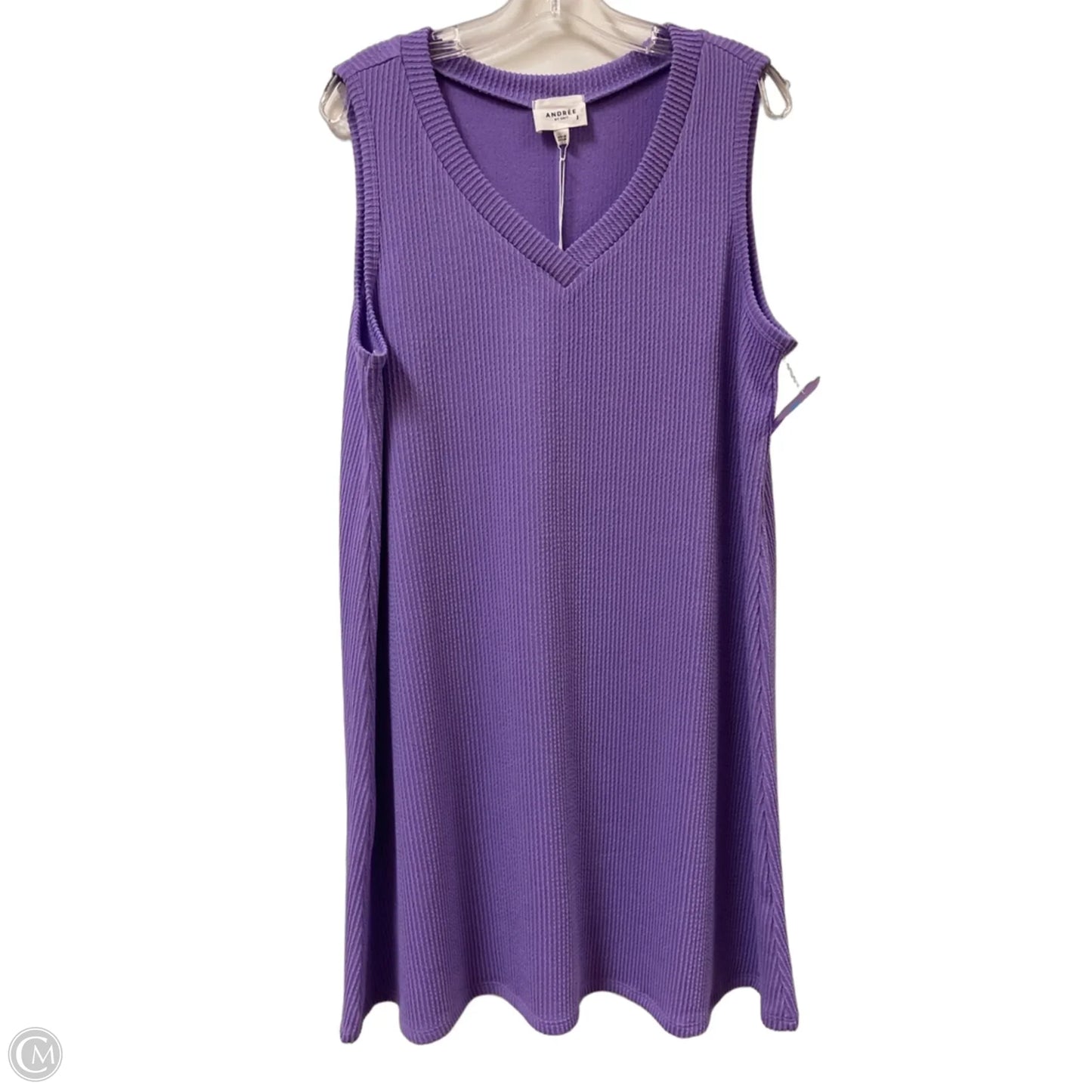 Dress Casual Short By Andree By Unit In Purple, Size: L