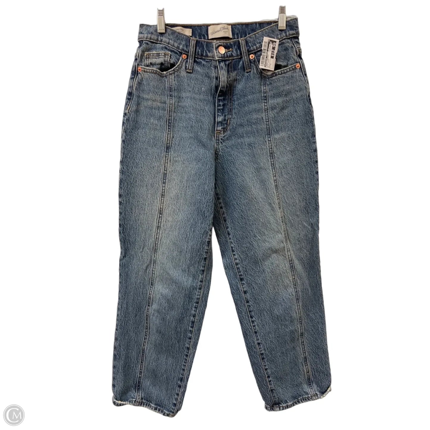 Jeans Straight By Universal Thread In Blue Denim, Size: 4