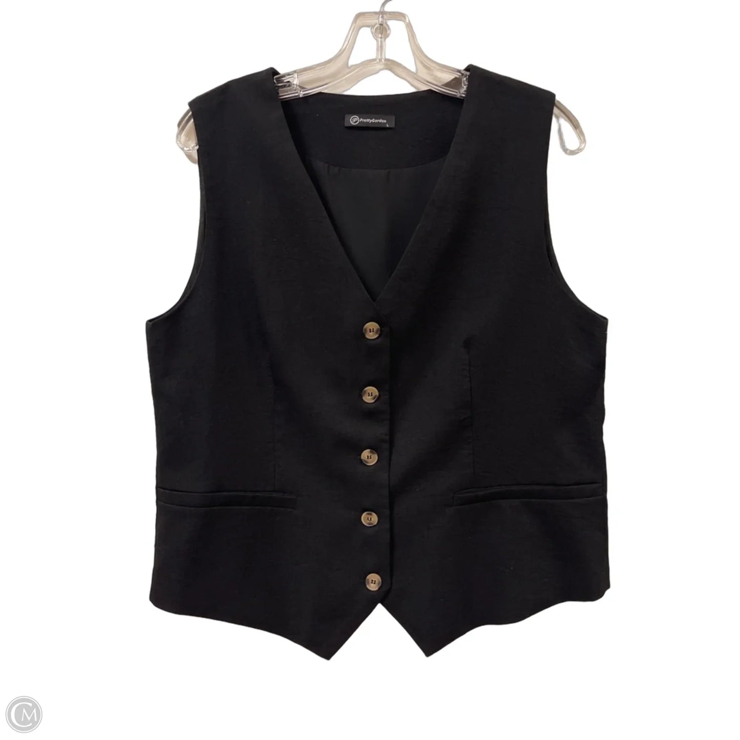Vest Other By Prettygarden In Black, Size: L