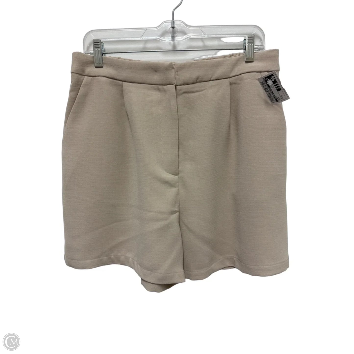 Shorts By Clothes Mentor In Cream, Size: 12
