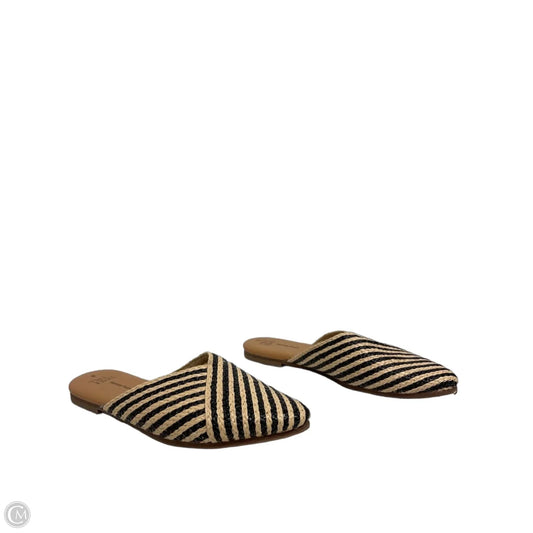 Shoes Flats By Time And Tru In Black & Cream, Size: 8