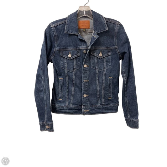 Jacket Denim By Lucky Brand In Blue Denim, Size: Xs
