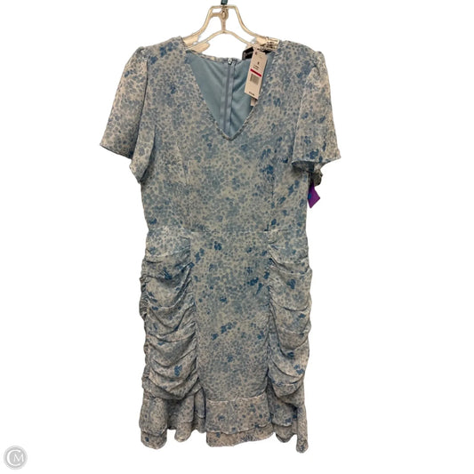Dress Casual Short By Emma And Michele In Blue & White, Size: S