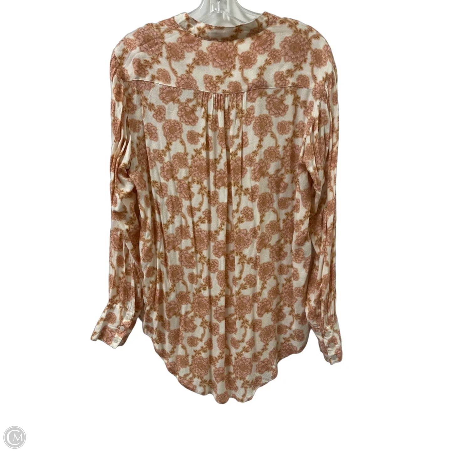 Top Long Sleeve By Free People In Cream, Size: S