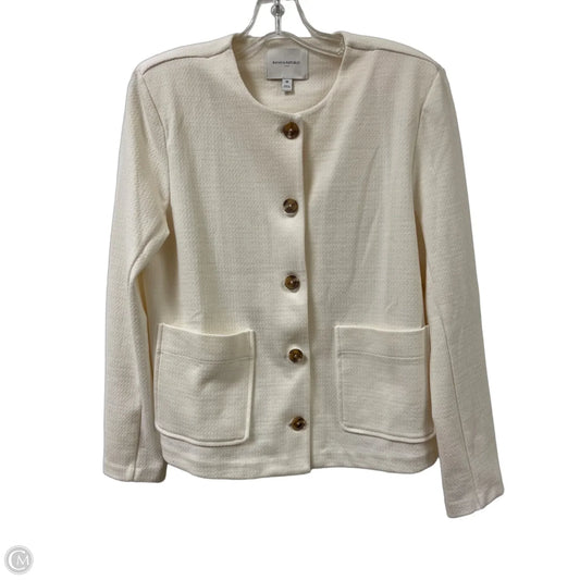 Blazer By Banana Republic In Cream, Size: M