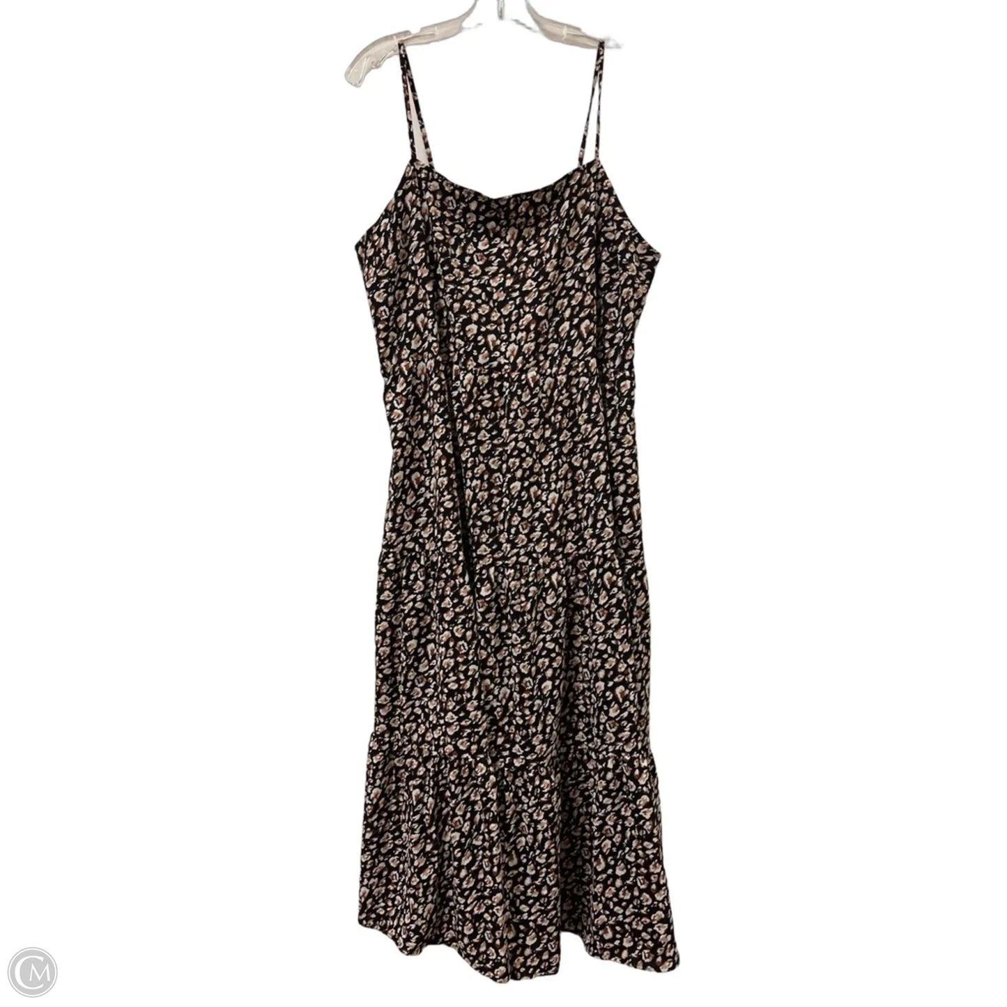 Dress Casual Maxi By Clothes Mentor In Animal Print, Size: Xl
