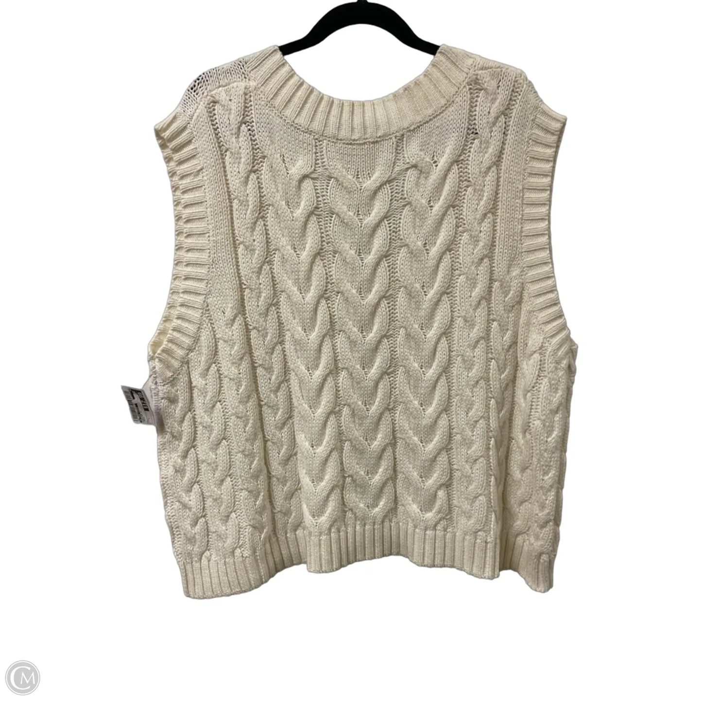 Sweater Short Sleeve By Altard State In Cream, Size: L