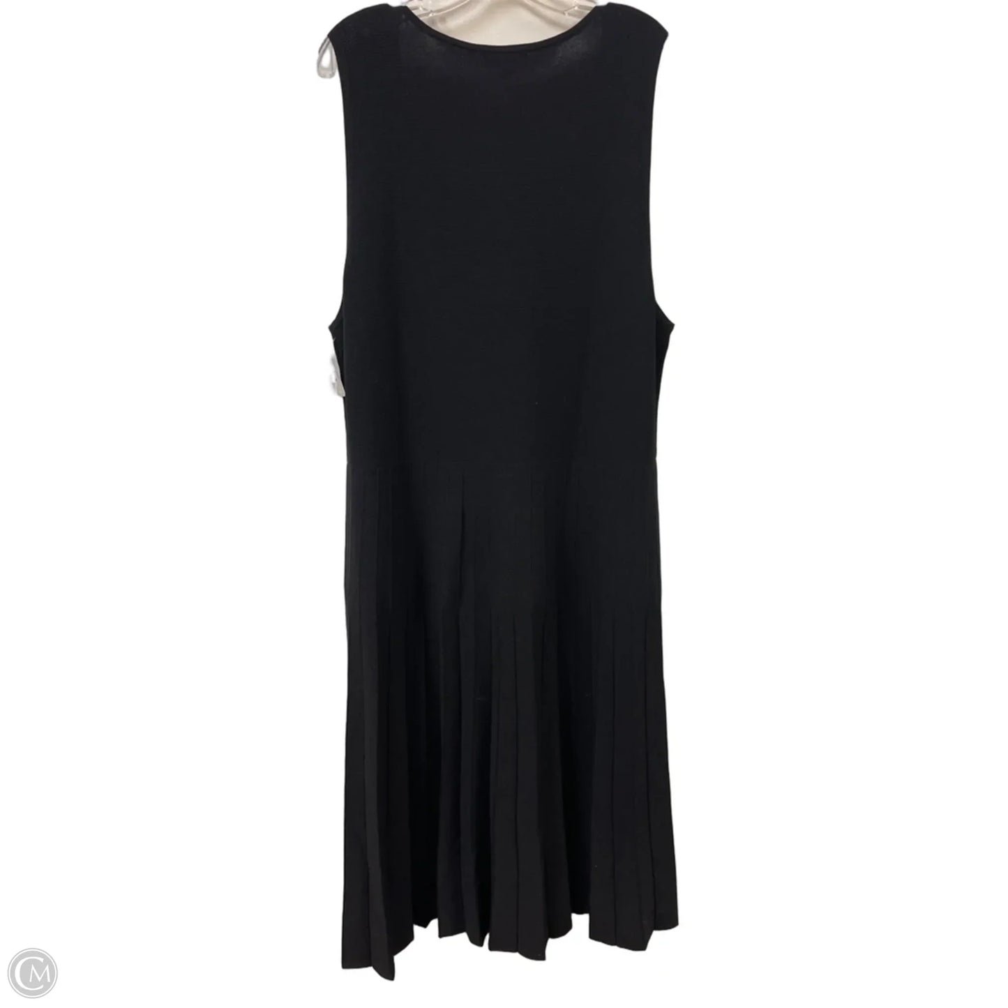 Dress Casual Midi By Clothes Mentor In Black, Size: 2x