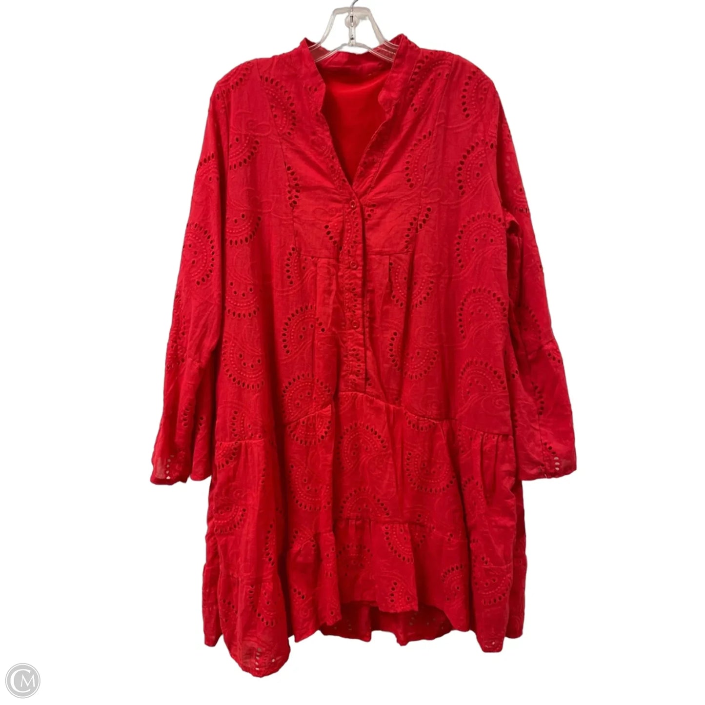 Dress Casual Short By Clothes Mentor In Red, Size: Xl
