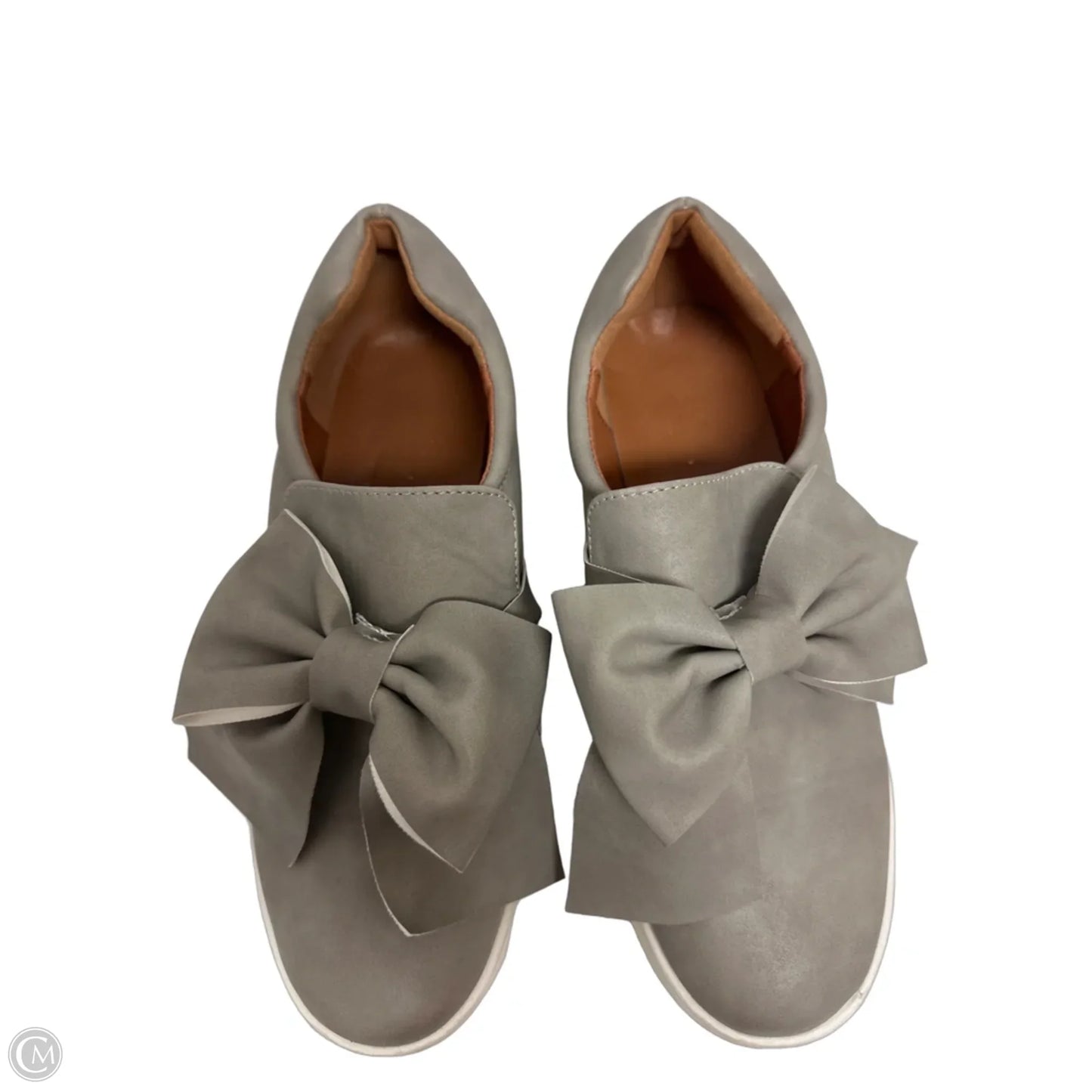 Shoes Flats By Clothes Mentor In Grey, Size: 6.5