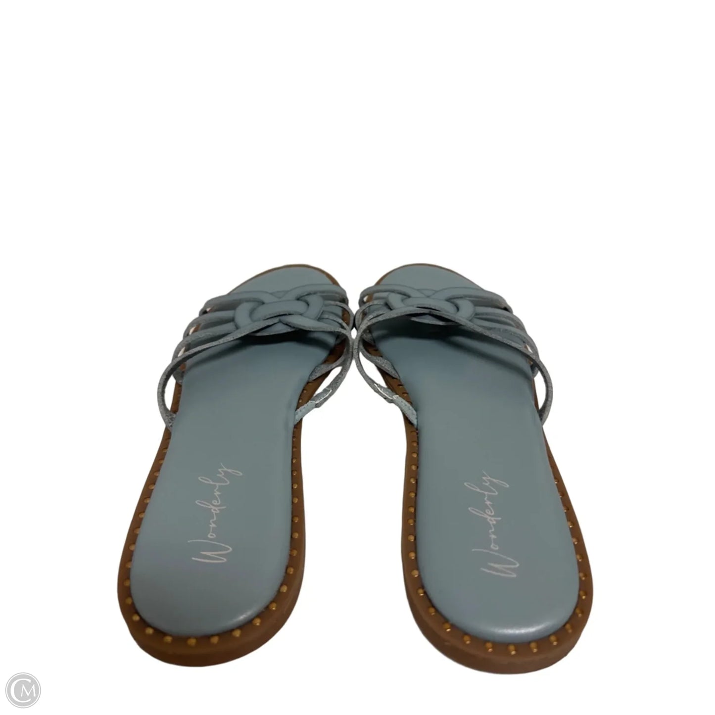 Sandals Flats By Wonderly In Blue, Size: 11