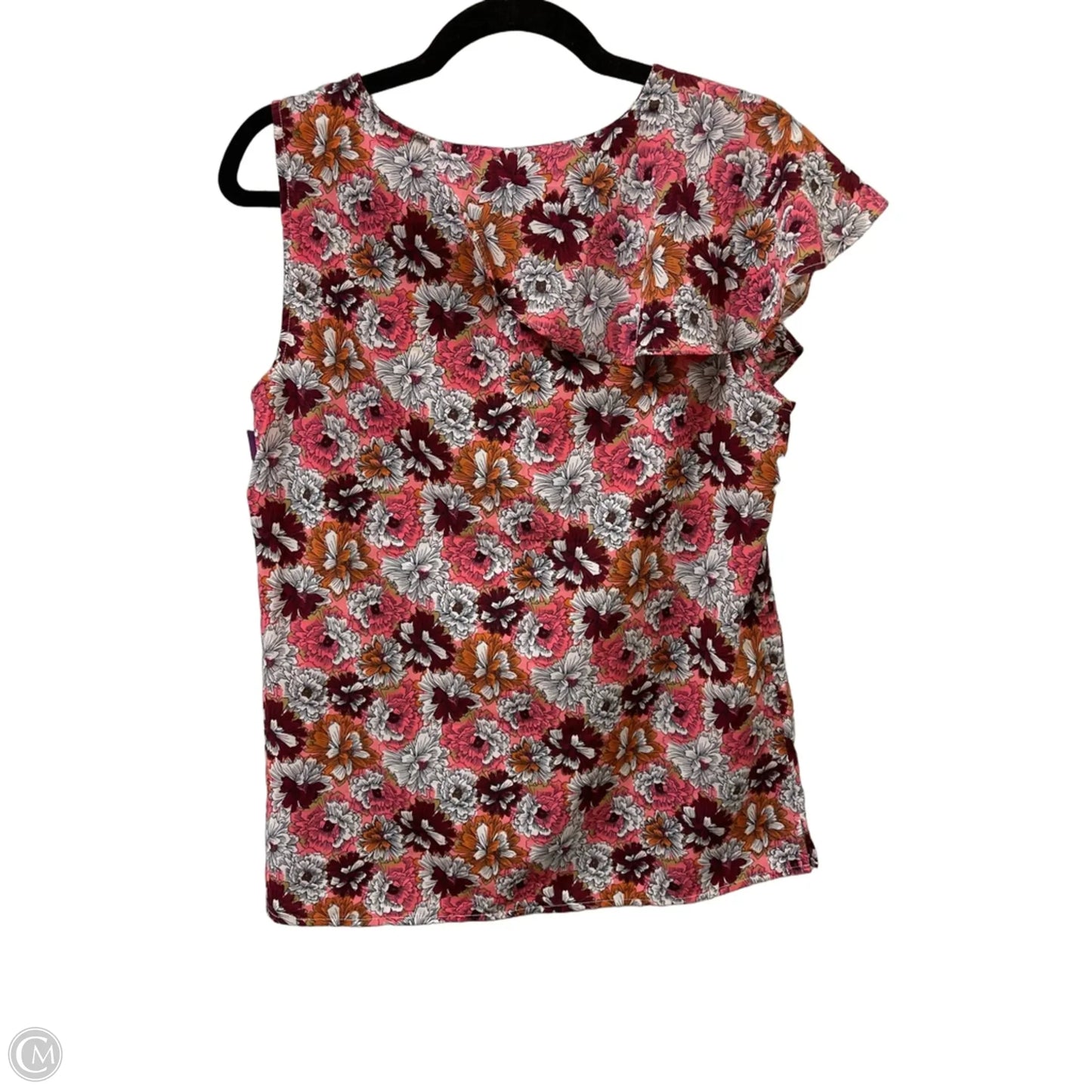 Top Sleeveless By Banana Republic In Floral Print, Size: M