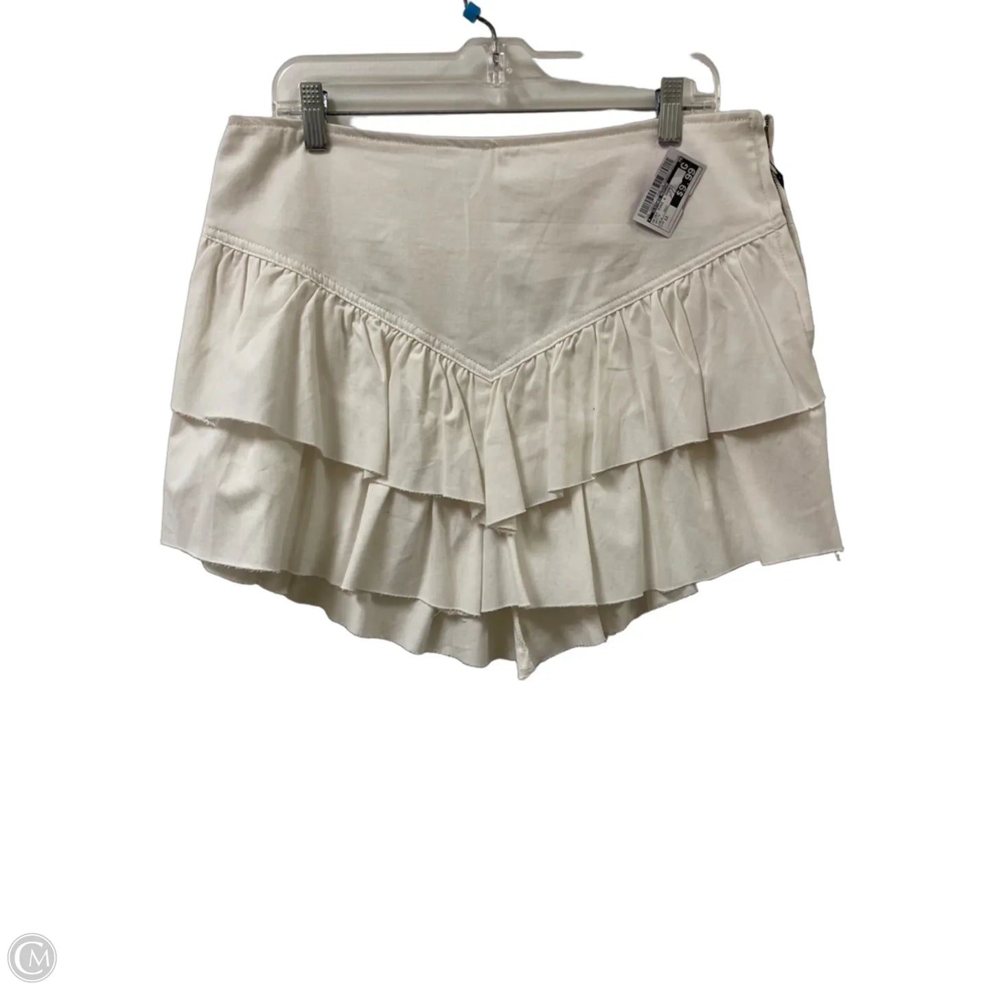 Skirt Mini & Short By Clothes Mentor In White, Size: 12