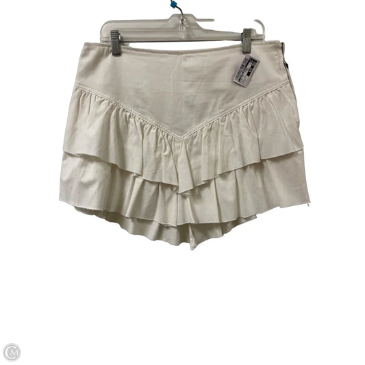 Skirt Mini & Short By Clothes Mentor In White, Size: 12