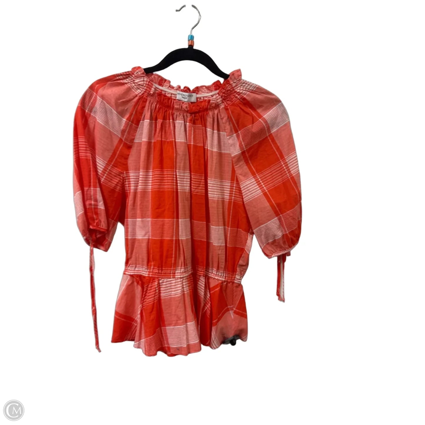 Top Short Sleeve By Clothes Mentor In Orange, Size: M
