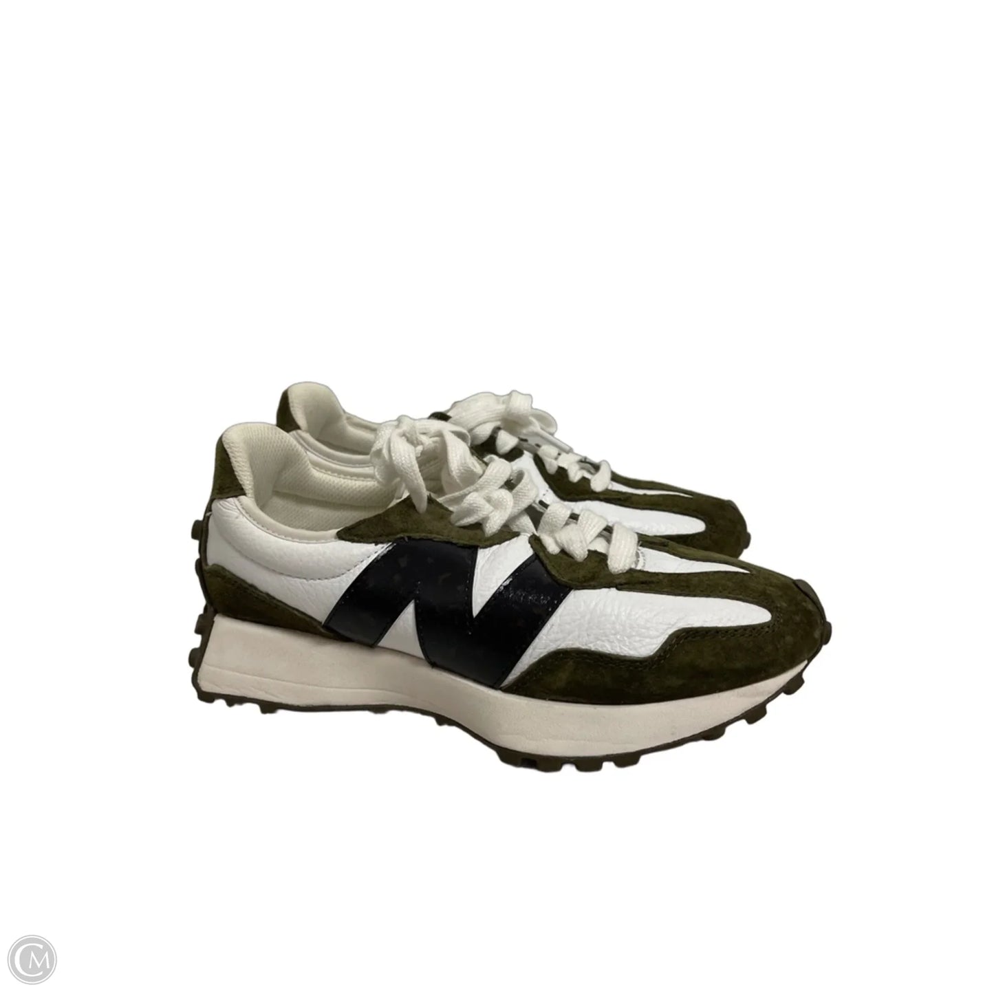 Shoes Sneakers By New Balance In Green & White, Size: 7