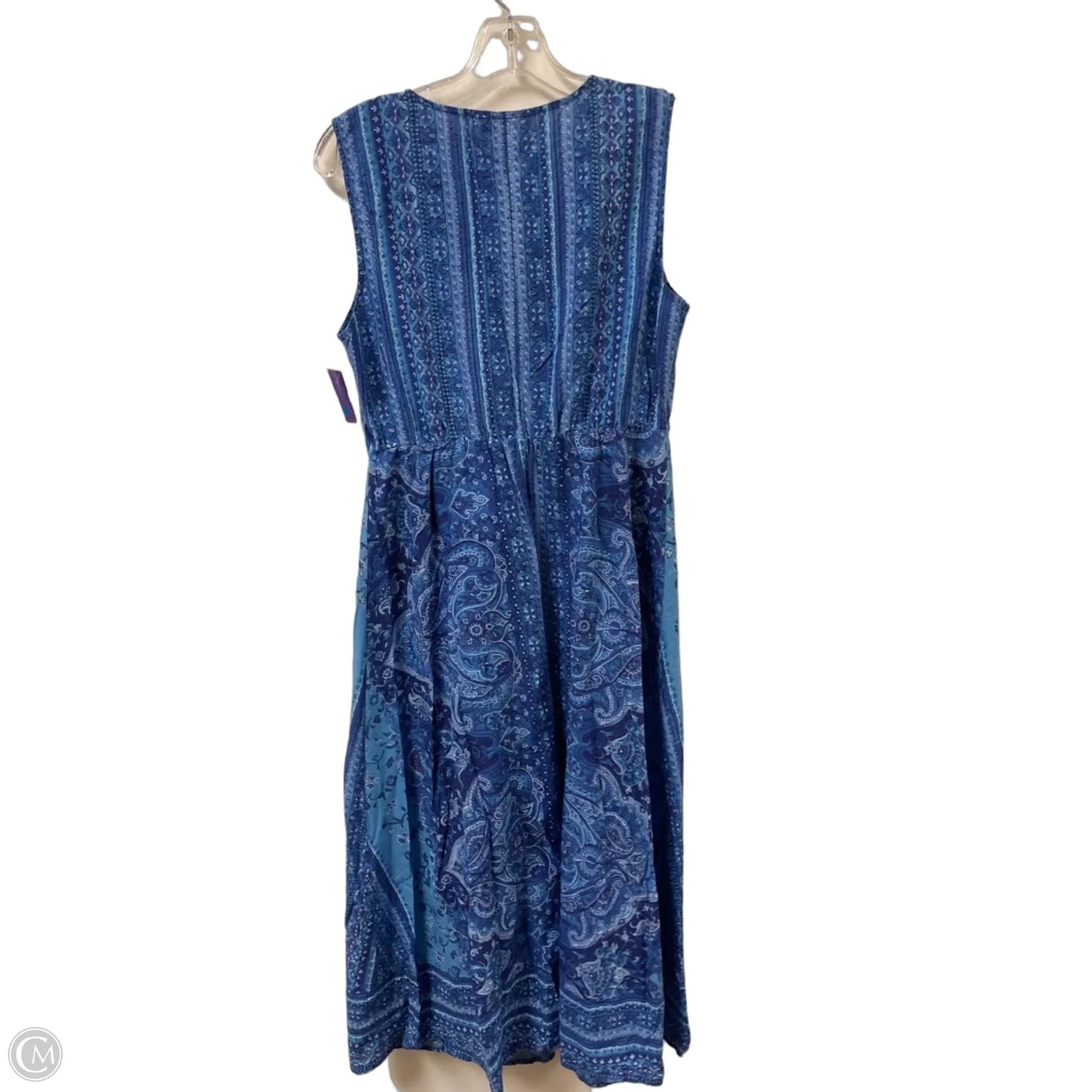 Dress Casual Maxi By Appleseeds In Blue, Size: Mp
