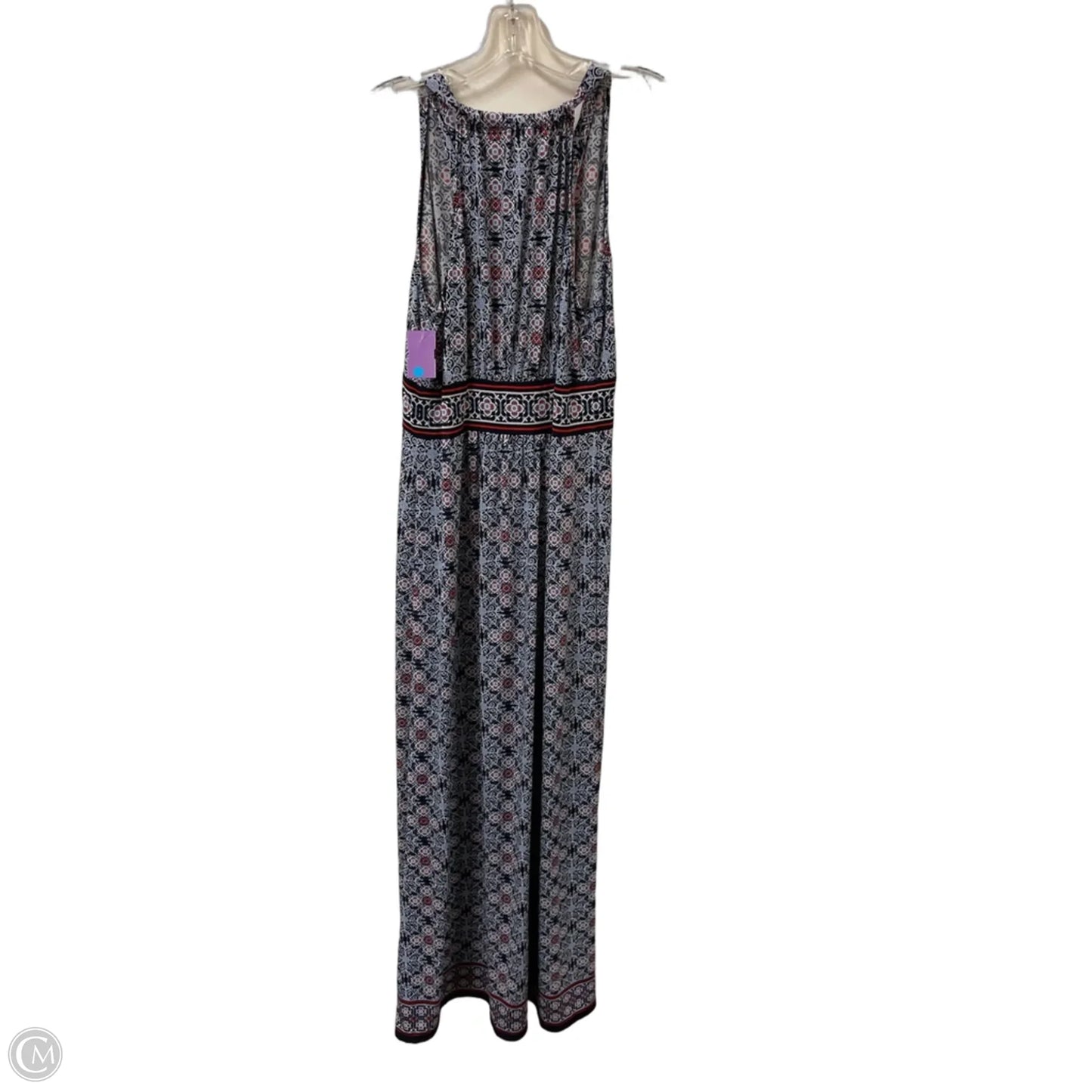 Dress Casual Maxi By Max Studio In Blue & Red, Size: Xs