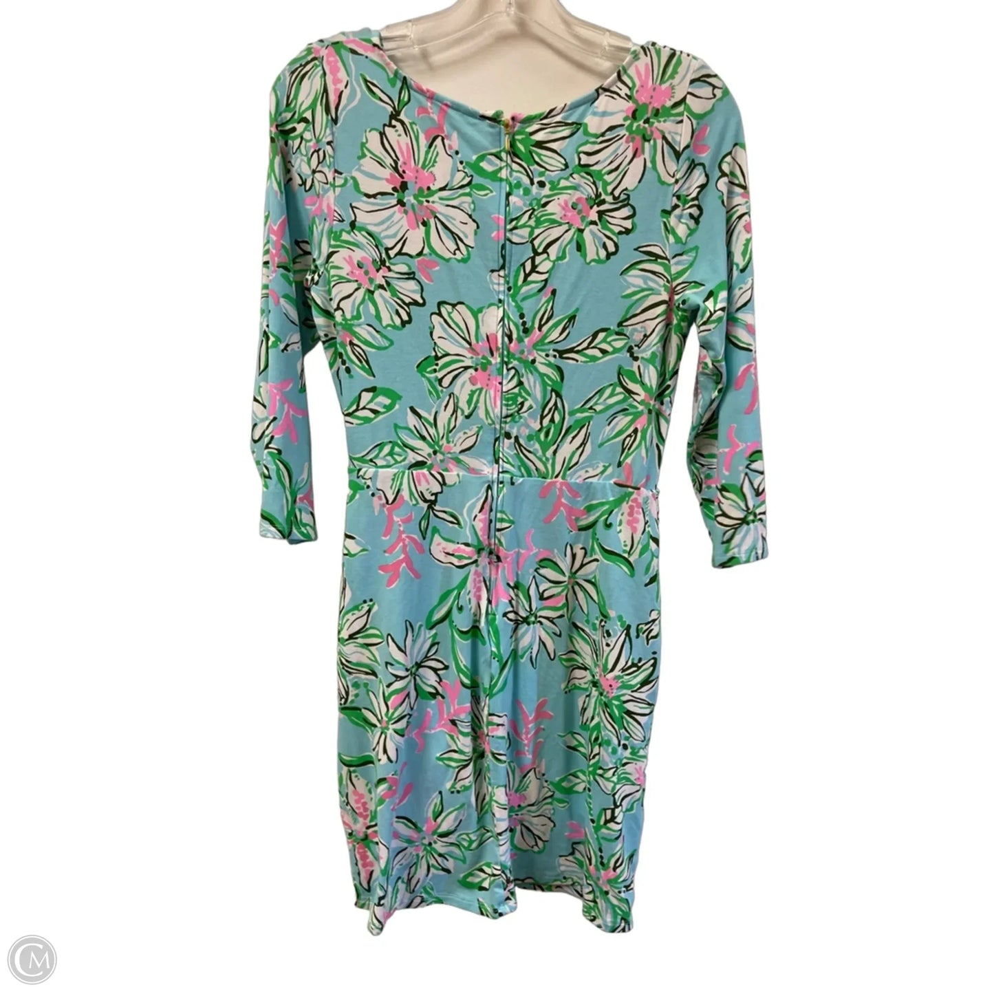Dress Designer By Lilly Pulitzer In Blue & Green, Size: S