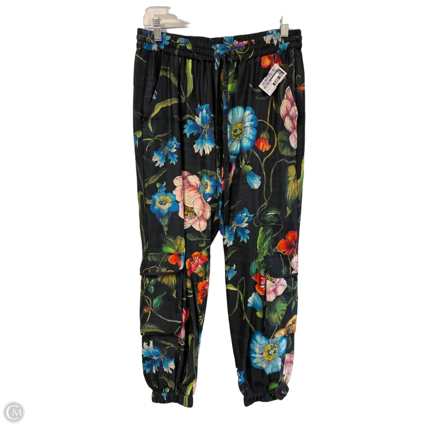 Pants Designer By Johnny Was In Floral Print, Size: 4