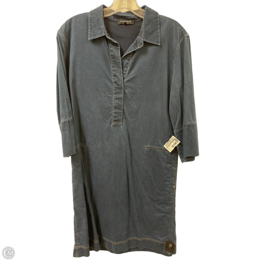 Dress Designer By Lafayette 148 In Blue Denim, Size: S