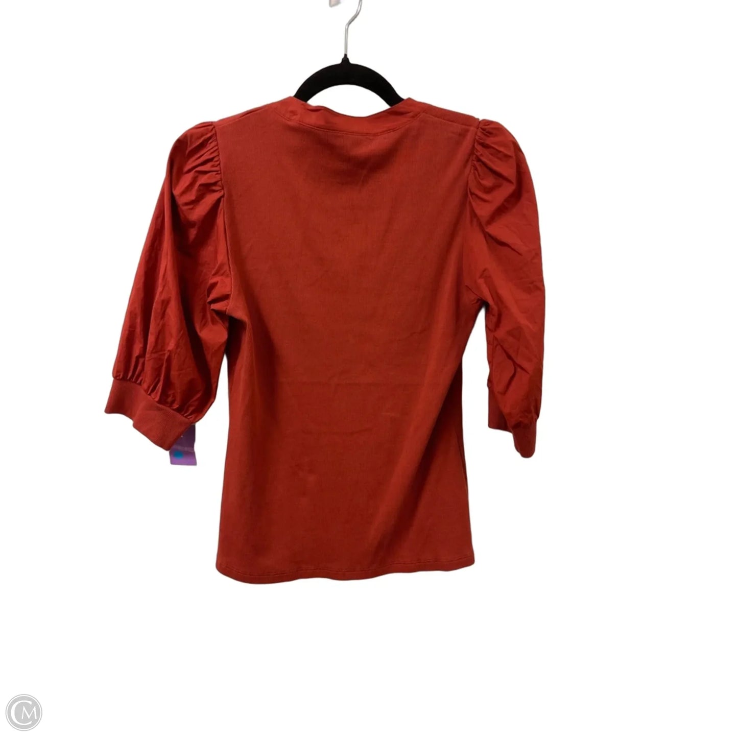 Top Short Sleeve By Veronica Beard In Orange, Size: M