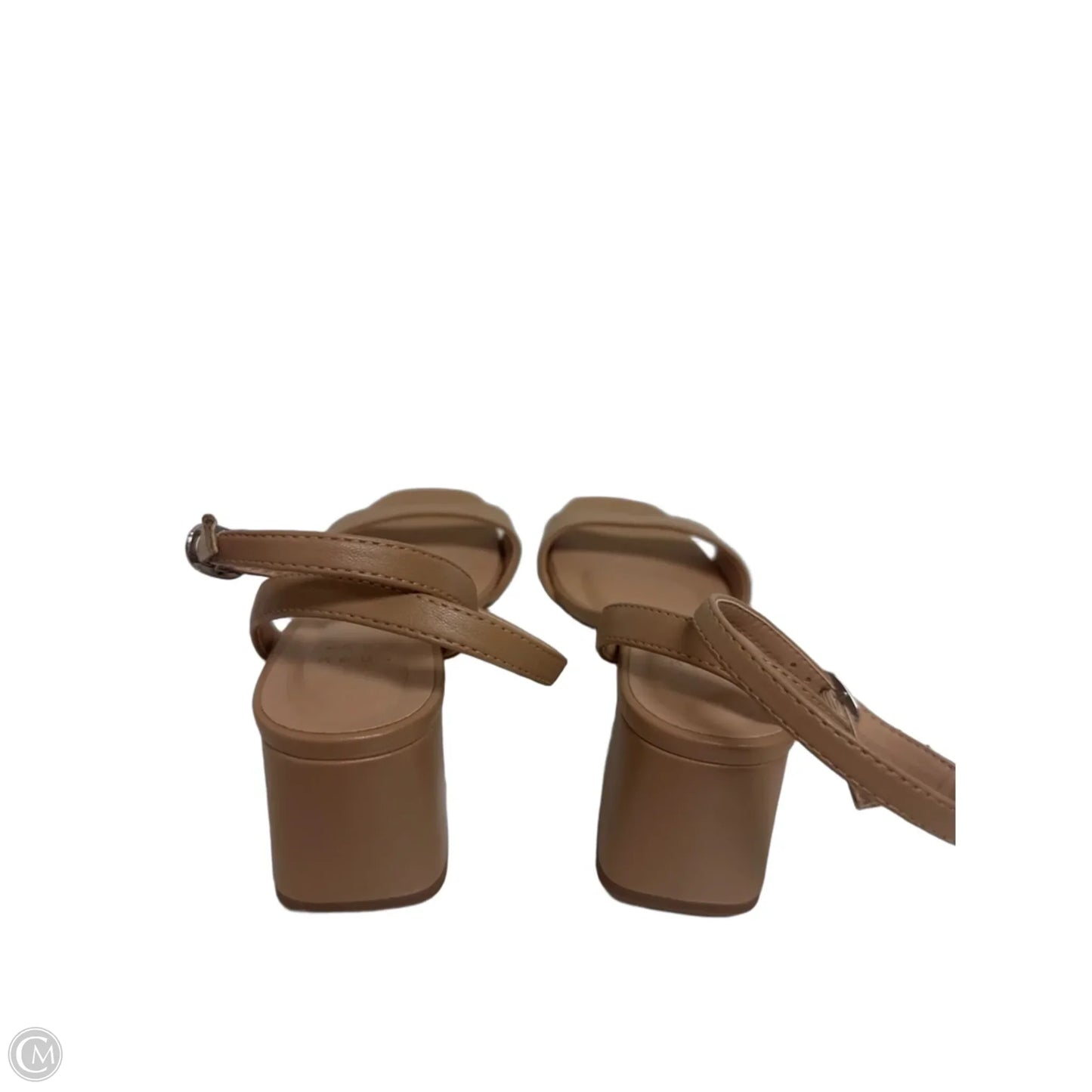 Sandals Heels Block By A New Day In Cream, Size: 6.5