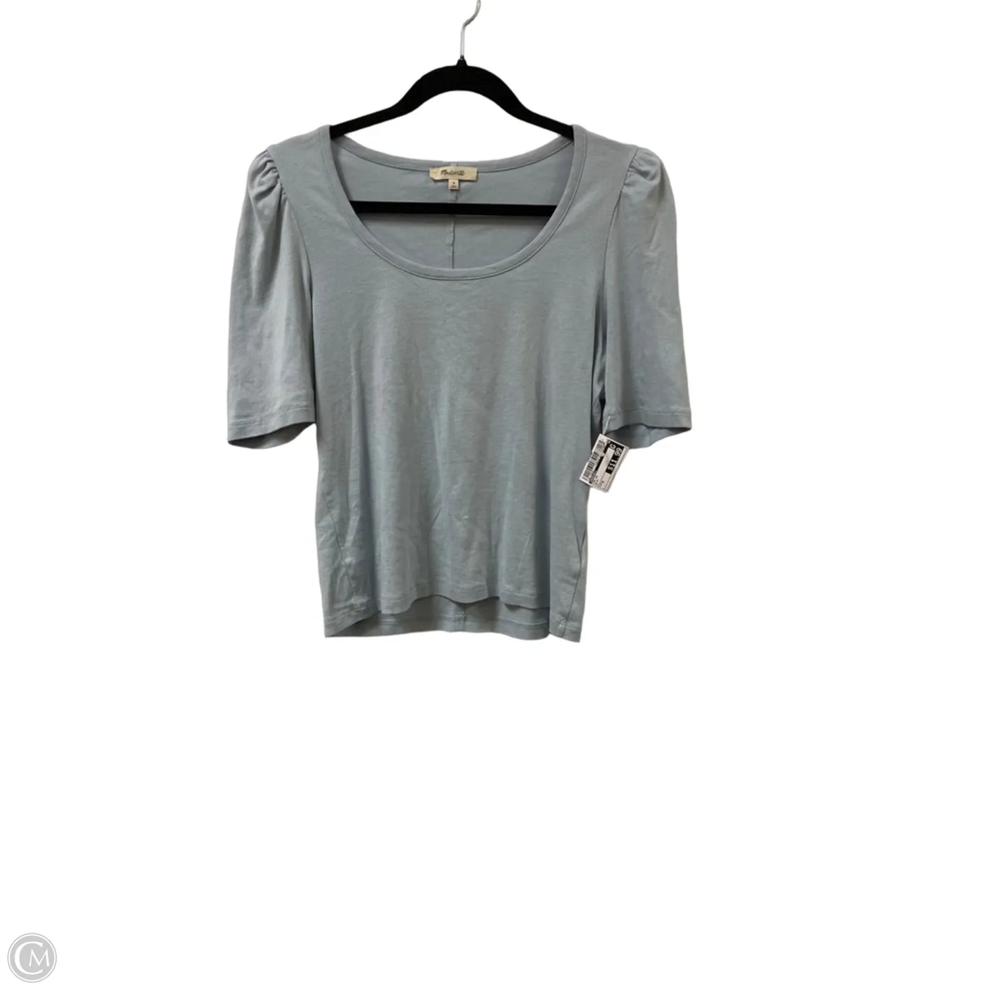 Top Short Sleeve By Madewell In Blue, Size: M