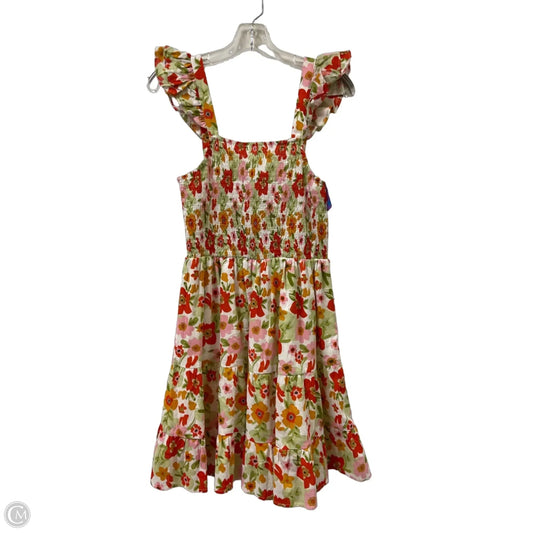Dress Casual Short By Clothes Mentor In Floral Print, Size: M
