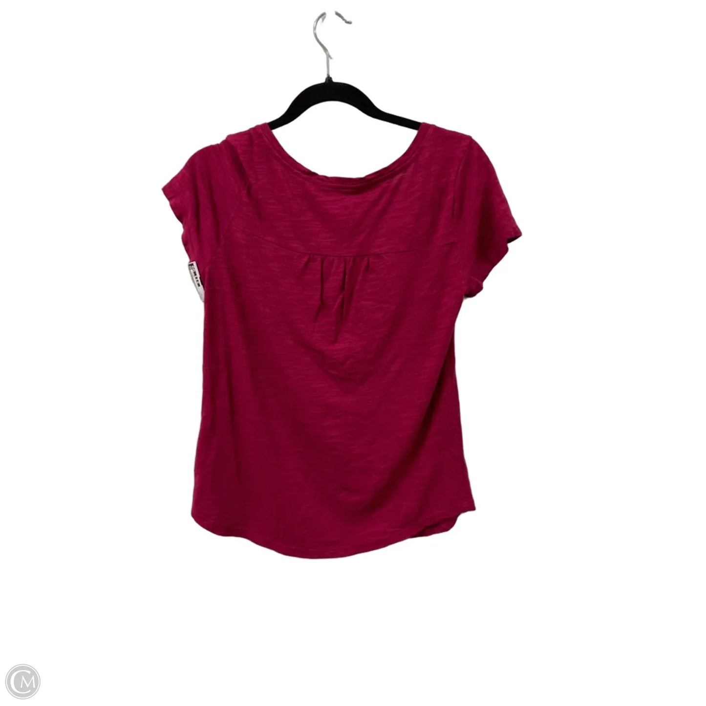Top Short Sleeve By Banana Republic In Pink, Size: S