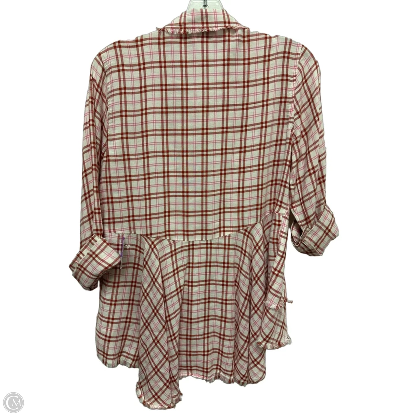 Tunic Long Sleeve By True Craft In Brown & Pink, Size: S