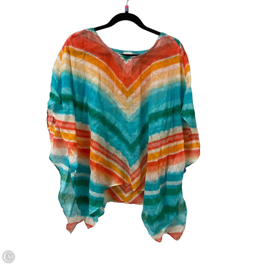 Top Short Sleeve By Chicos In Multi-colored, Size: M