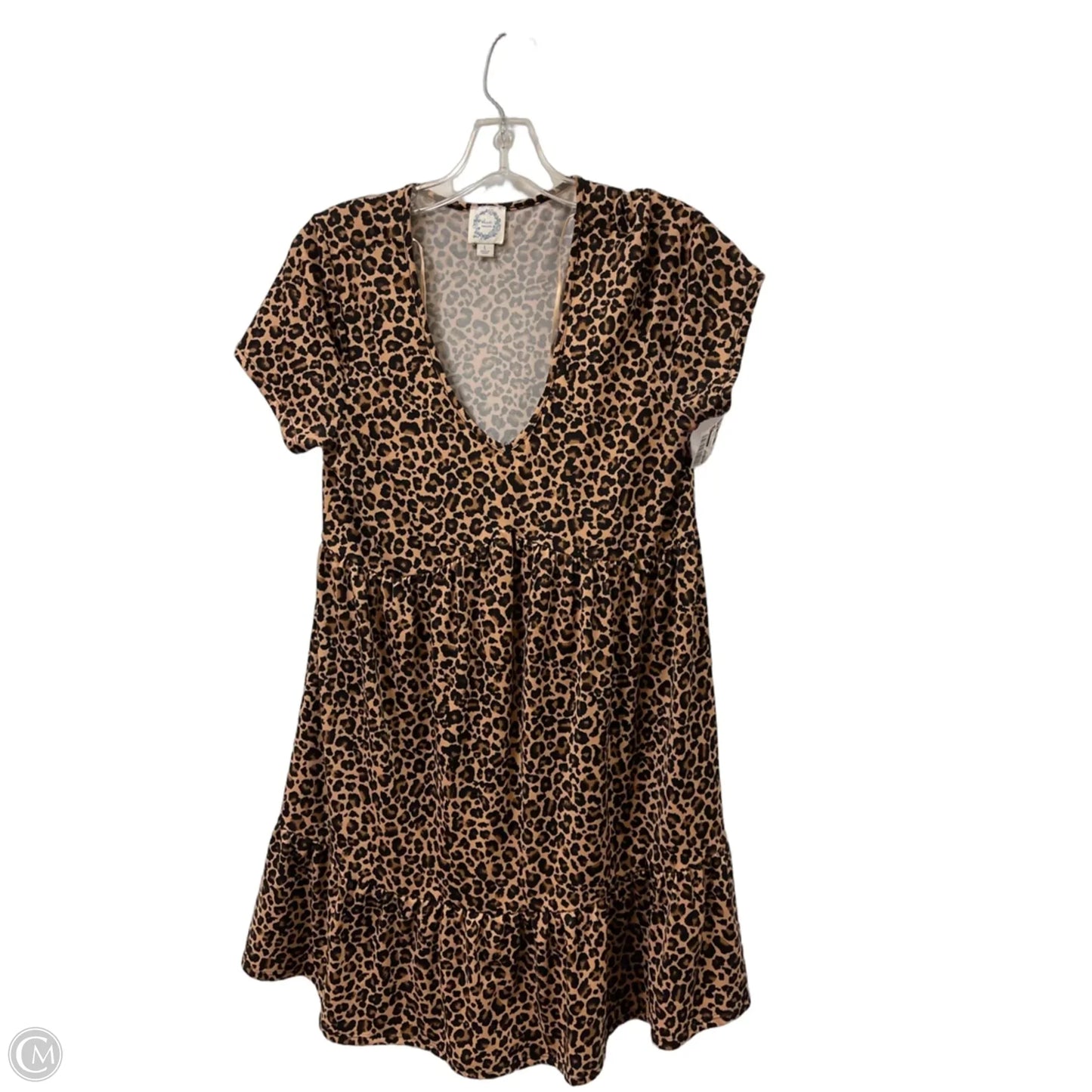 Dress Casual Short By Blue Rain In Animal Print, Size: L