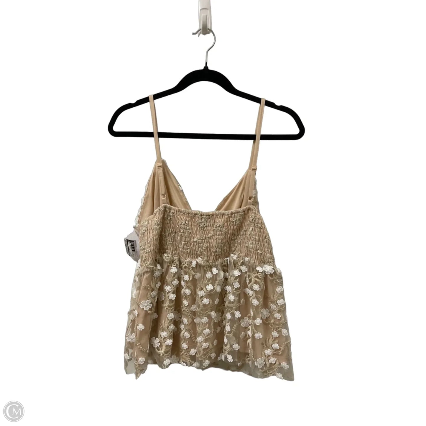 Top Sleeveless By Arula In Cream, Size: Xl